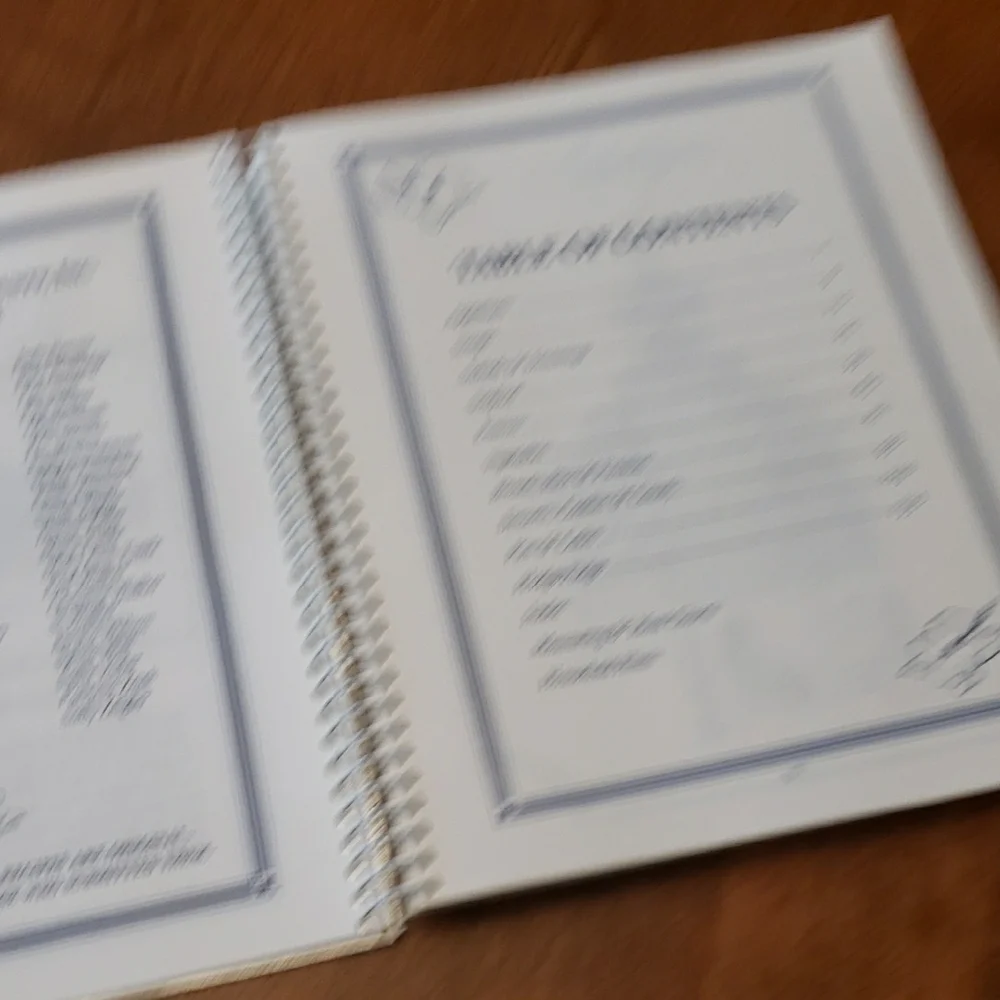 (2)Spiral-Bound Recipe Books - Coastal Cuisine & Blessed Isle (Set Of 2)